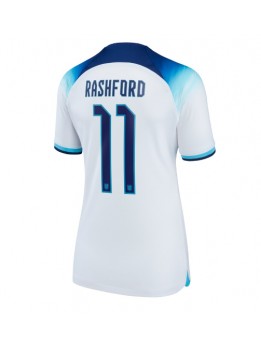 Ženski Nogometna dresi replika Anglija Marcus Rashford #11 Domači SP 2022 Kratek rokav